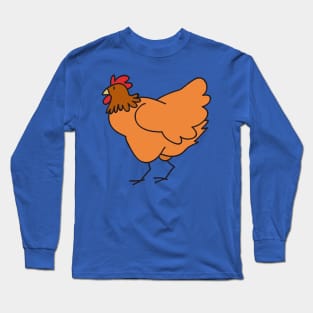 Red Chicken Long Sleeve T-Shirt